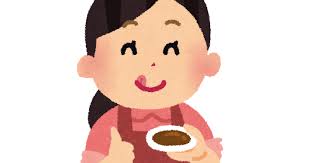 味見をしている女性