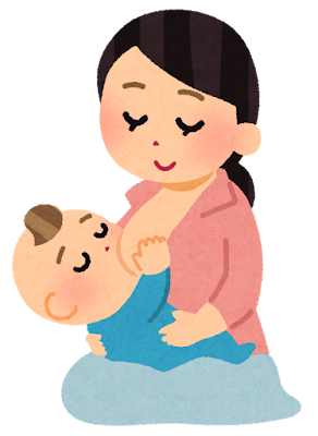 授乳する人